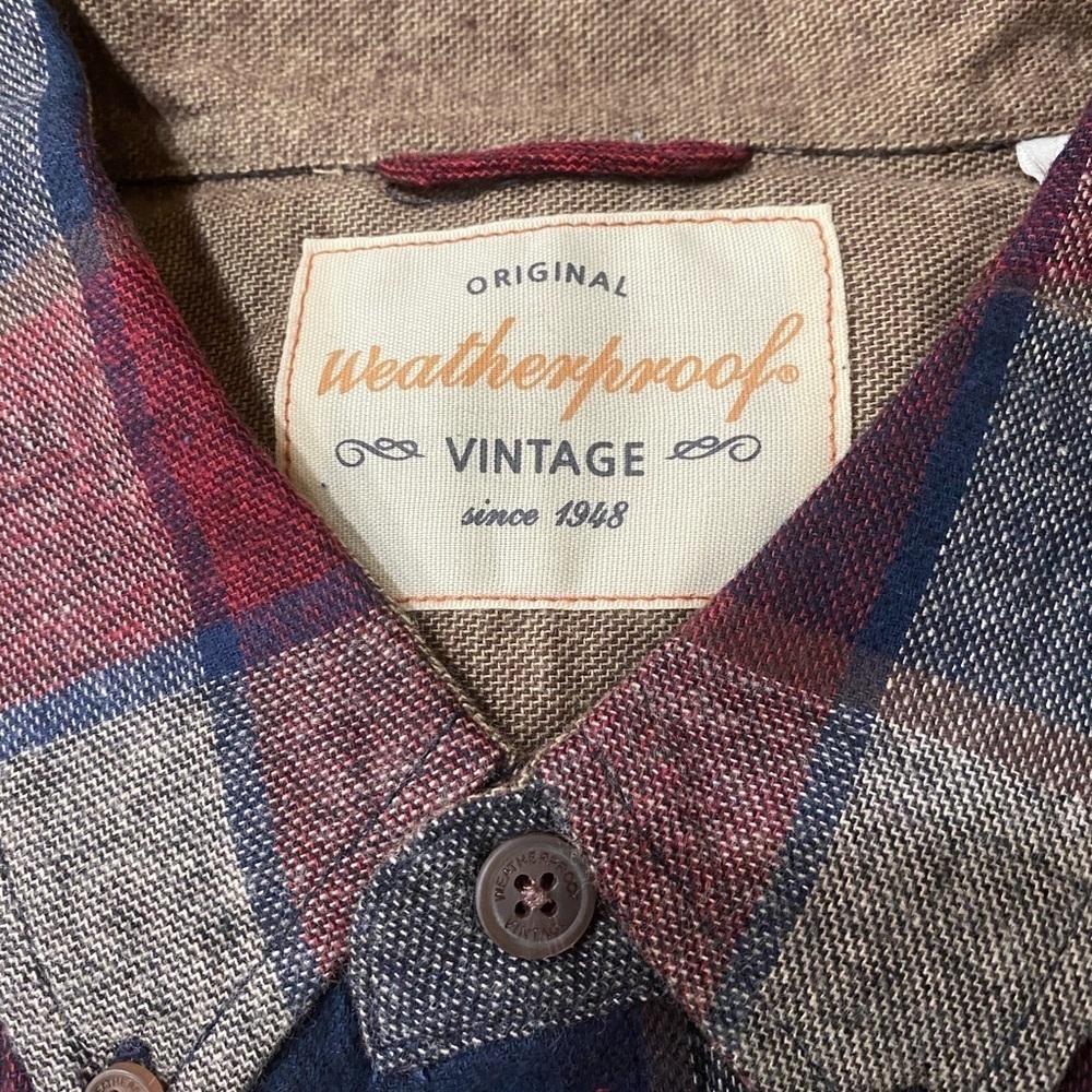 Weatherproof Vintage Men’s Long Sleeve Flannel XXL New With Tags​​​​​​​​​ - Picture 11 of 12